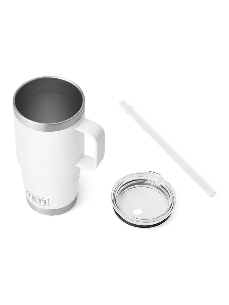 Rambler® 739 ML Straw Mug with Straw Lid White data-zoom-image=