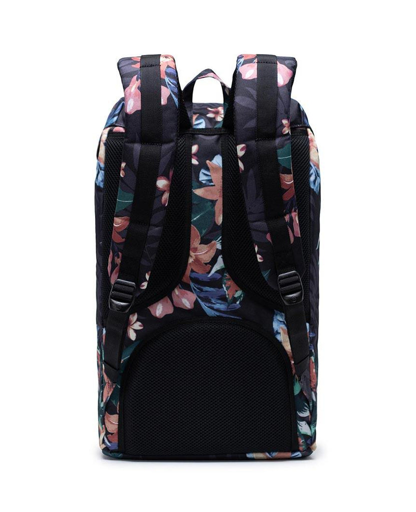 herschel backpack vintage floral black Little America Backpack Summer Floral Black | Herschel