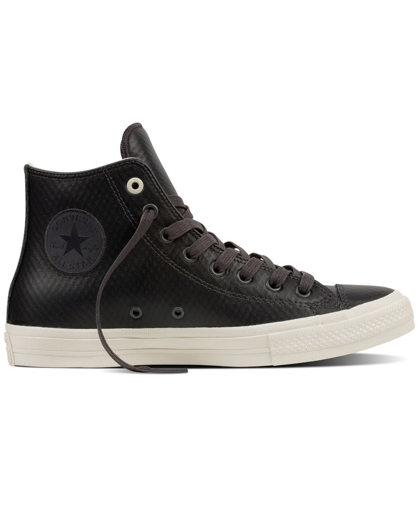 Chuck II Mesh Back Leather Almost Black Converse Bricks and Bonds
