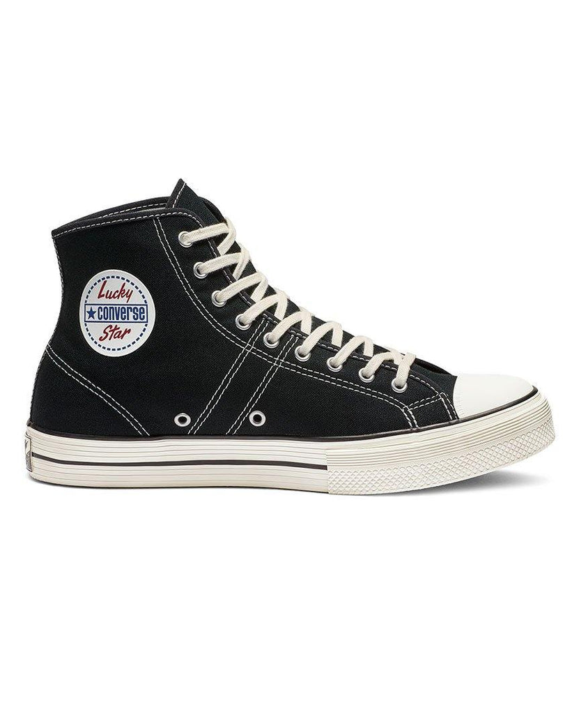 Converse lucky star sales hi black