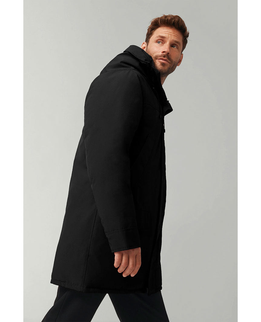 Langford Black Label Mens Parka Black