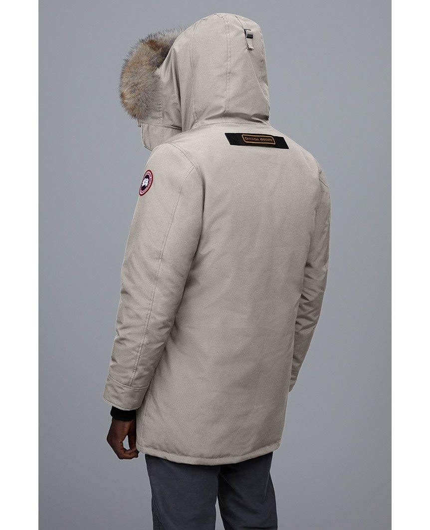 Shop Langford Parka Mens Limestone Canada Goose Bricks and Bonds