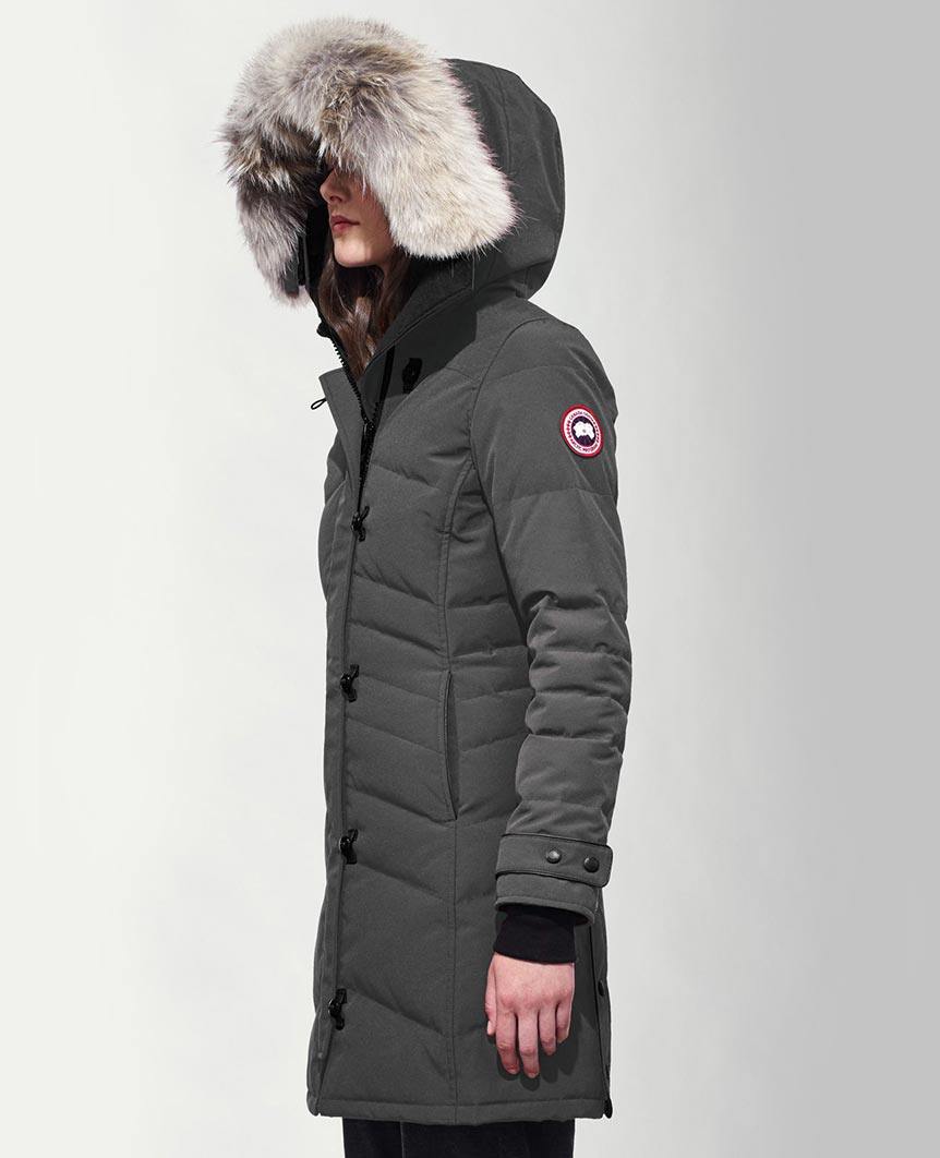 Fur Hood Lorette Parka Canada Goose White Womens Womens Heritage