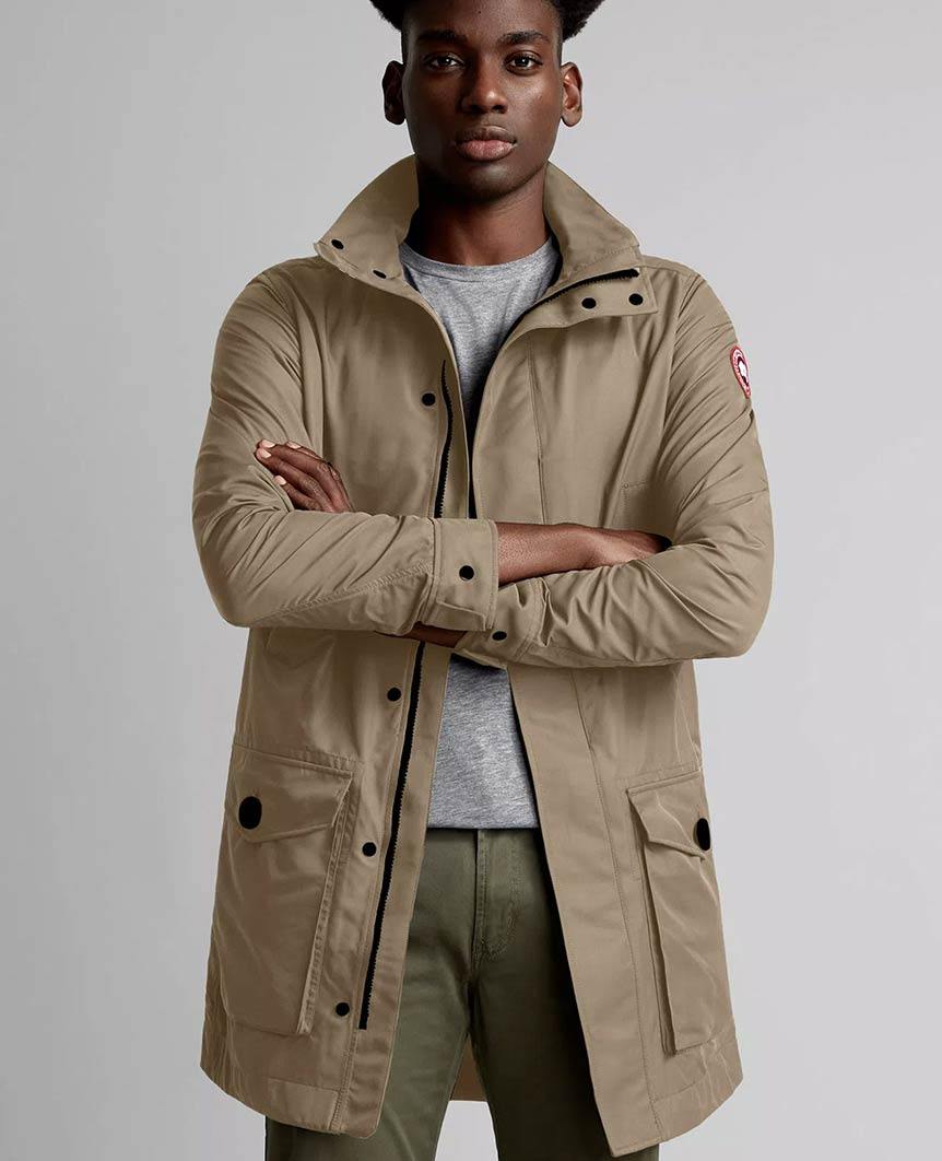 Shop Crew Trench Clay Mens | Canada Goose | Bricks and Bonds