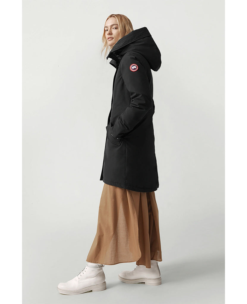 Rossclair Parka Heritage Black Womens data-zoom-image=