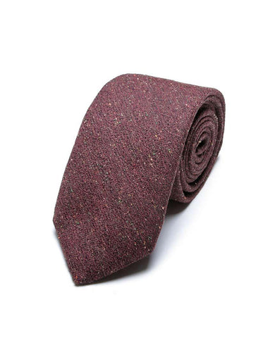 Brown Solid Tie