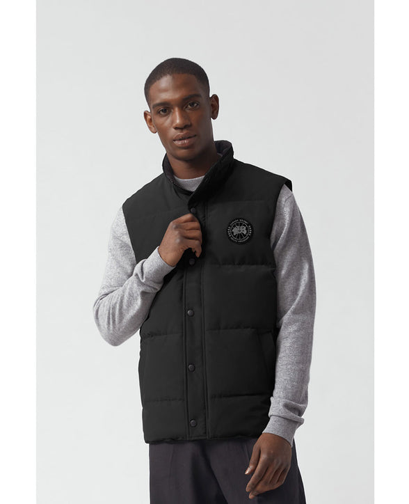 Garson Vest Black Label Mens Black | Canada Goose | Bricks and Bonds