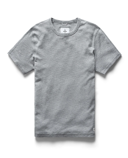 1X1 Slub T-Shirt Heather Grey