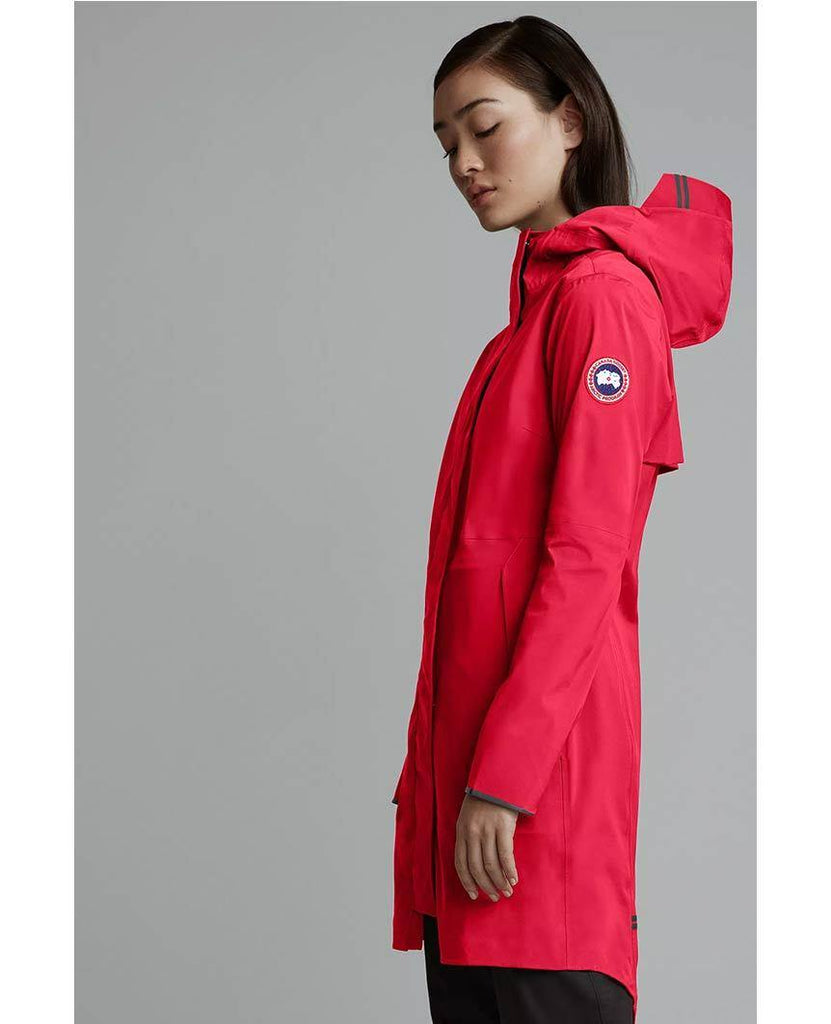 Shop Salida Jacket Red Womens Canada Goose Bricks and Bonds