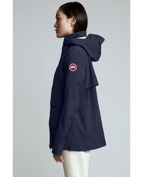 Shop Pacifica Rain Jacket Women's Admiral Navy | Canada Goose | Bricks ...
