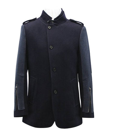 Wool Coat Navy