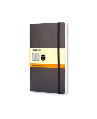 Classic Notebook Soft Cover Ruled Black