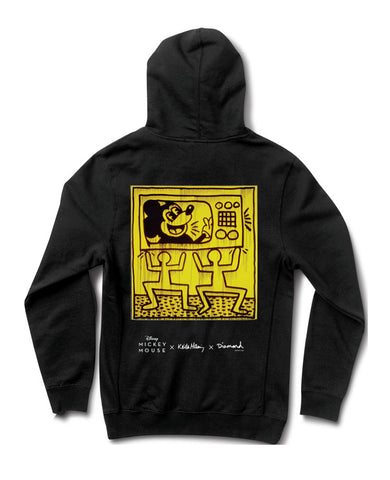 Mickey Mouse Tv Hoodies Black