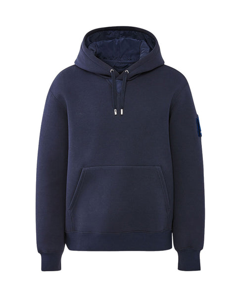 KRYS Pullover Hoodie with Velvet Embroidery Navy