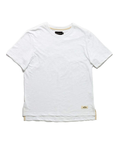 White Slub S/S T-Shirt