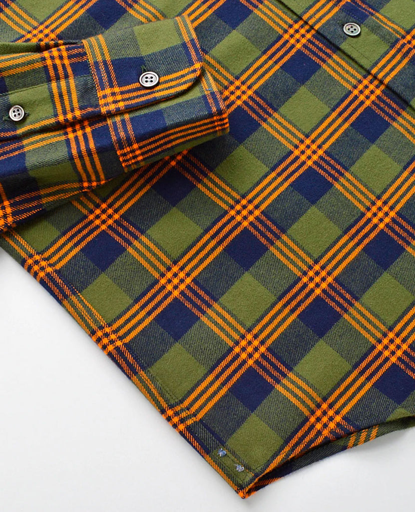 Outclass Hunter Hunter Plaid Flannel Shirt | Outclass | Bricks and Bonds