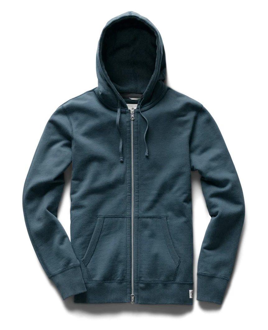 Midweight Terry Full Zip Hoodie Pacific | Reigning Champ | Bricks and Bonds
