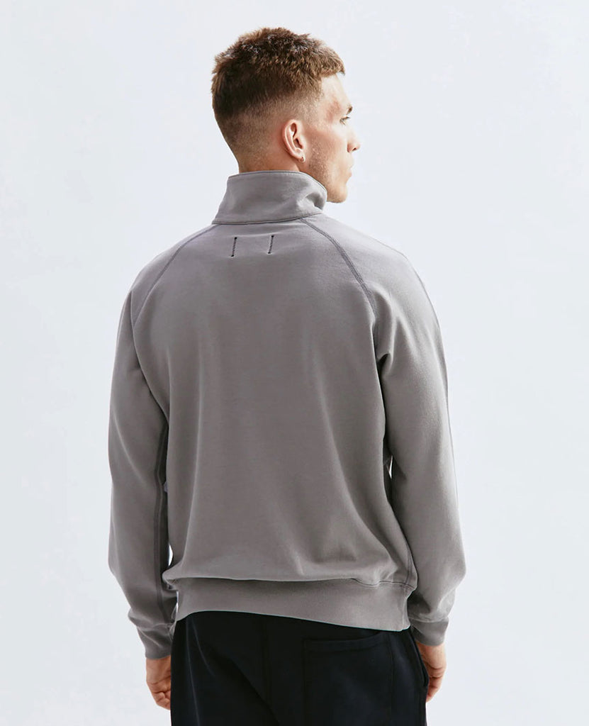 Lightweight Terry Quarter Zip Quarry data-zoom-image=