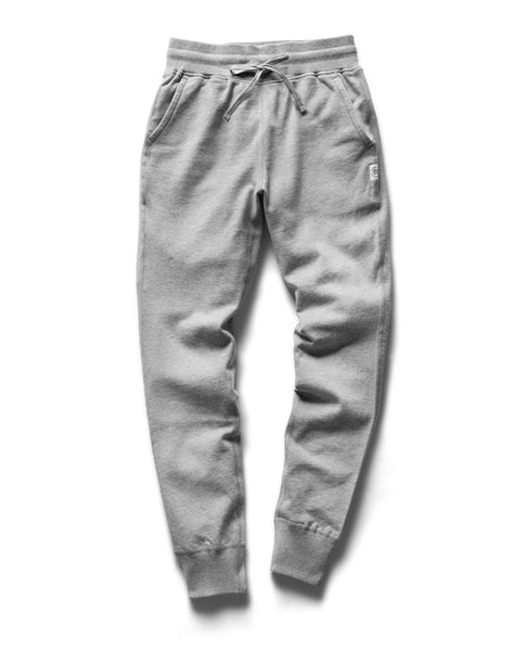 Midweight Terry Slim Sweatpant Womens Heather Grey