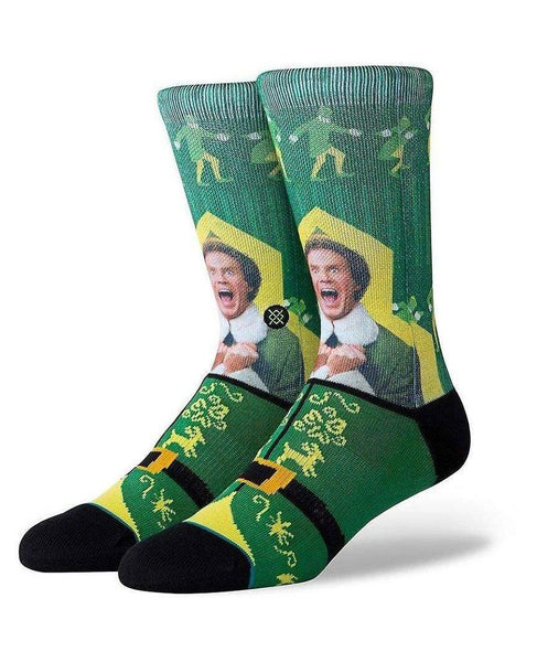 I Know Him Elf Green Socks
