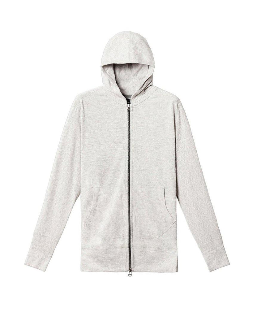 Herringbone Express Zipper Hoodie 1x1 Slub Zip Hoodie Heather