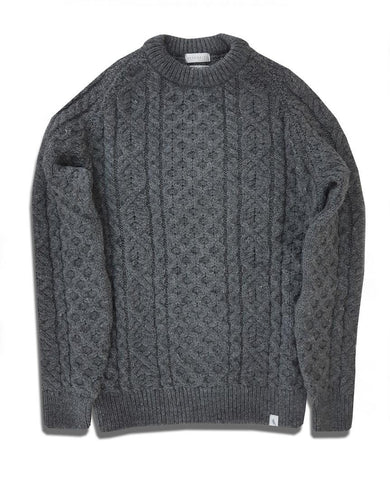 Hudson Aran Jumper Steel