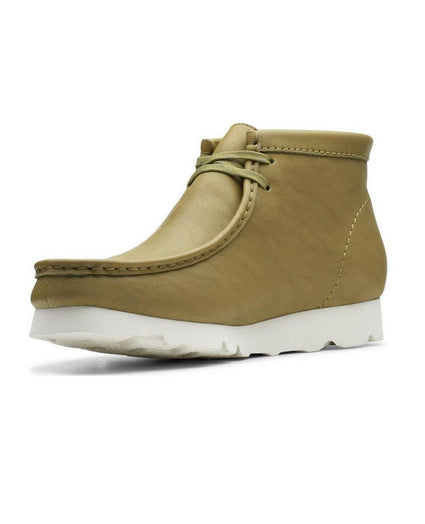 Wallabee Boot Gore-Tex Khaki Leather | Clarks | Bricks and Bonds