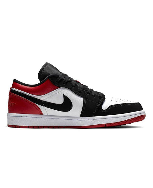 1 Low Black Toe White Black Red | Jordan | Bricks and Bonds