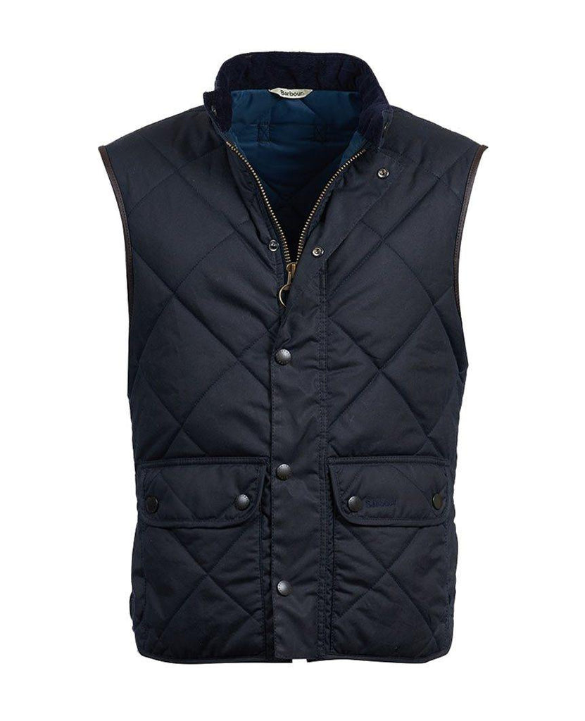 Barbour wax lowerdale gilet Clearance