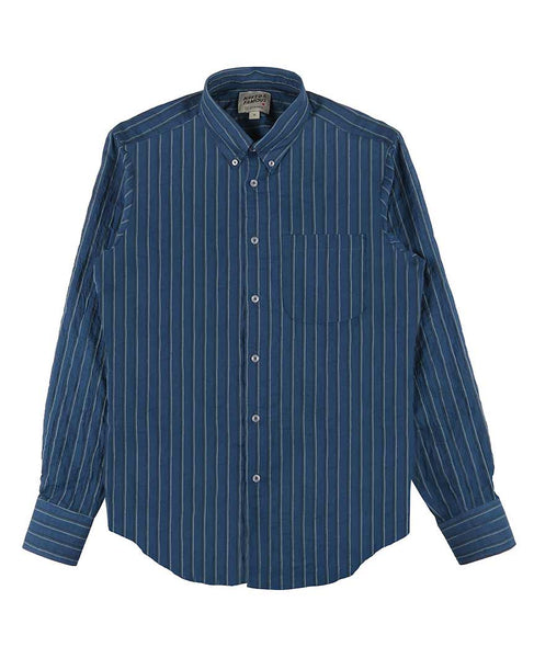 Summertime Vintage Stripe Blue  Regular Shirt