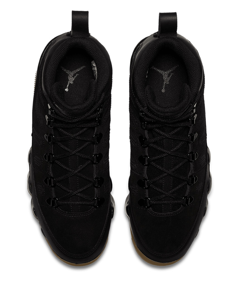 Jordan 9 black boot on sale