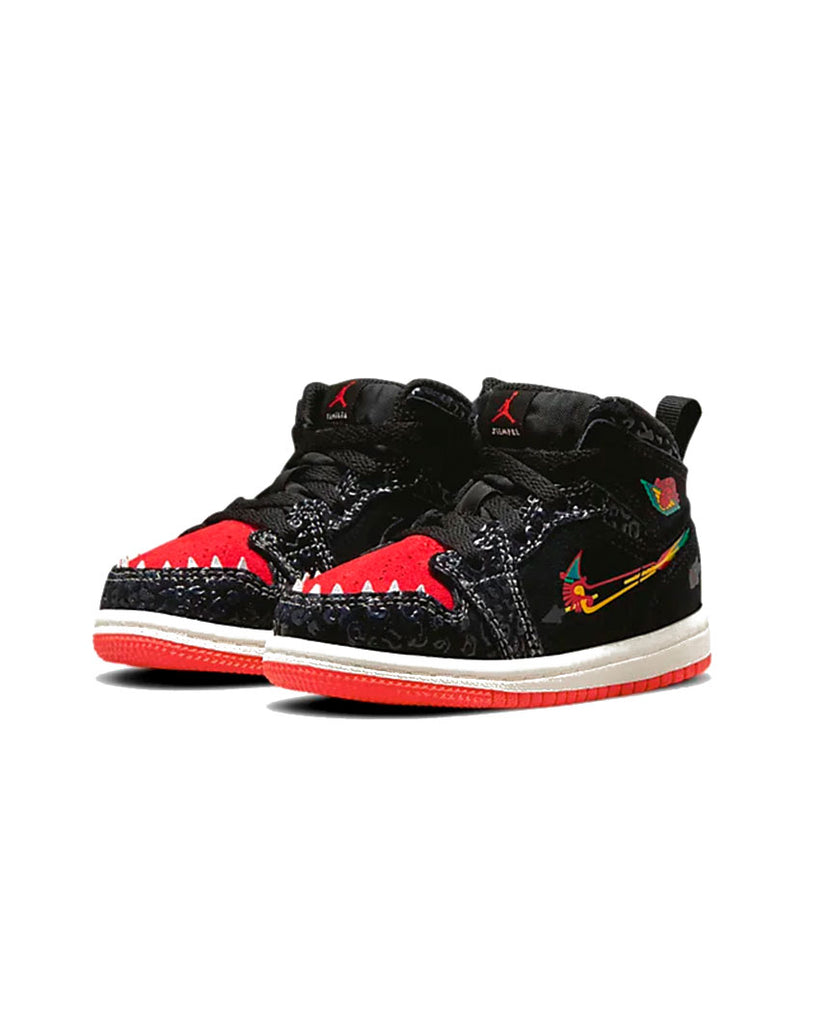 Air Jordan Men's 1 Mid SE Sneakers in Night Stadium/Black Flat Pewter Nike  Jordan Brand