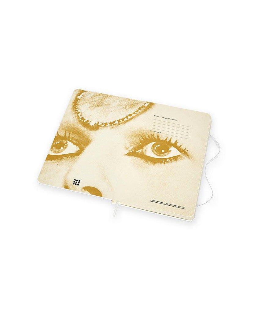 David Bowie Limited Edition Hard Cover Notebook White data-zoom-image=